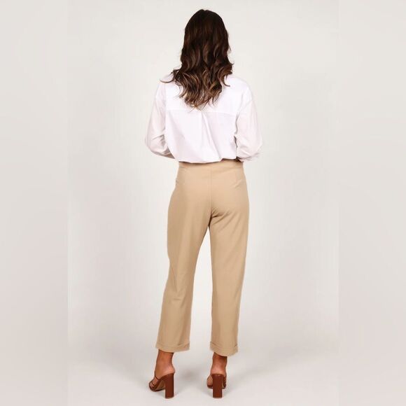NWT Petal + Pup Lexie Pants in Beige Size 12 - Picture 3 of 7